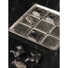 Jeux de Tic-tac-toe "Chat et poisson" en aluminium