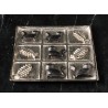 Jeux de Tic-tac-toe "Chat et poisson" en aluminium