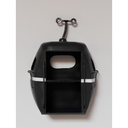 Petite étagère murale téléphérique noir