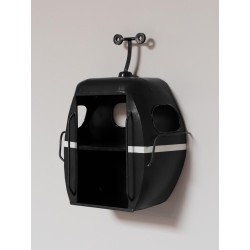 Petite étagère murale téléphérique noir