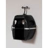 Petite étagère murale téléphérique noir