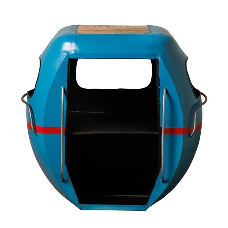 Chevet téléphérique bleu