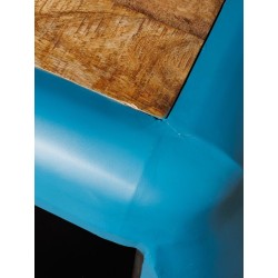 Chevet téléphérique bleu
