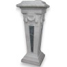  Paire de colonnes en marbre blanc et sur  Moinat SA  - Antiquités décoration