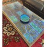 Table basse avec plateau en cuivre émaillé