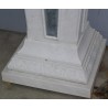  Paire de colonnes en marbre blanc et sur  Moinat SA  - Antiquités décoration