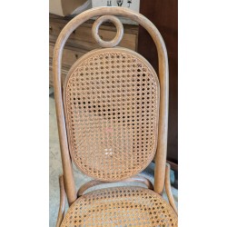 Paire de chaises en bois thermoformé