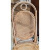 Paire de chaises en bois thermoformé
