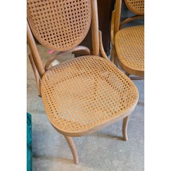 Paire de chaises en bois thermoformé