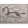 Gravure "Hermine" signée HAINARD