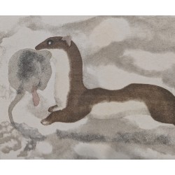 Gravure "Hermine" signée HAINARD