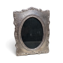 Cadre en argent, ouverture ovale