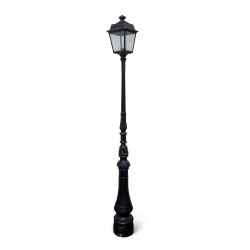 Lampadaire Vallage en fonte et lanterne Villandry