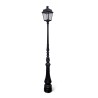 Lampadaire Vallage en fonte et lanterne Villandry