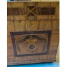 Coffre Biedermeier marqueté d'armoiries