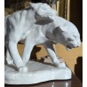 Couple de léopards en porcelaine signé RICHTER