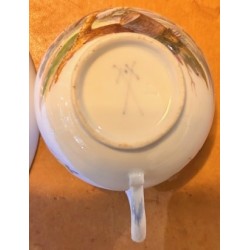 Tasse et sous-tasse en porcelaine de Meissen