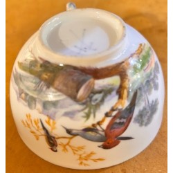 Tasse et sous-tasse en porcelaine de Meissen