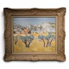 Tableau \"Les Alpilles\" signé Yves BRAYER