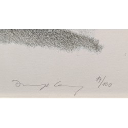 Gravure "Martin-pécheur" signée COSENDAY