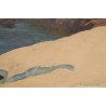 Tableau "Glacier d'Aletsch" signé H.-E. HUGUENIN