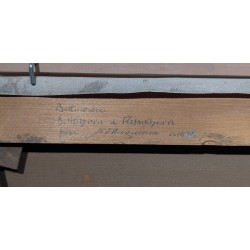 Tableau "Bettmersee" signé H.-E. HUGUENIN