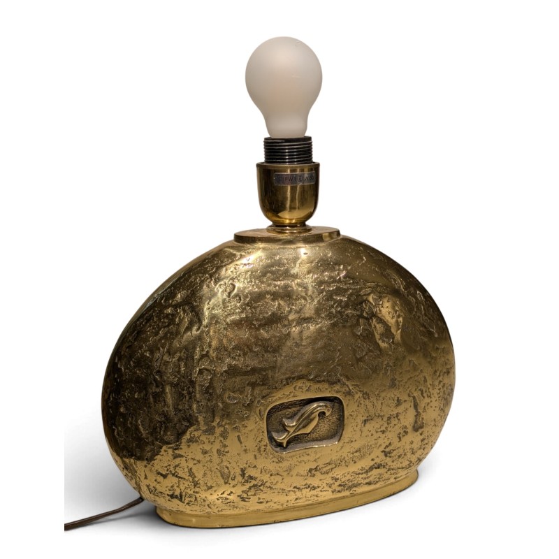 Lampe en laiton massif