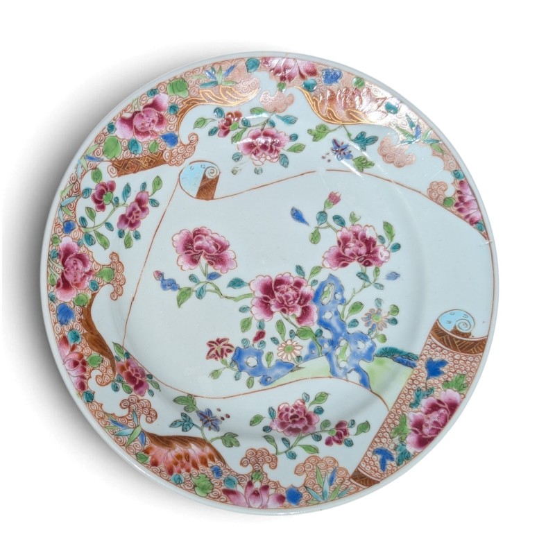 Assiette en porcelaine Companie des indes