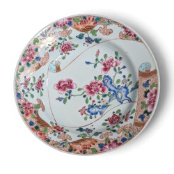 Assiette creuse en porcelaine Companie des indes