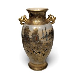 Vase en porcelaine Satsuma