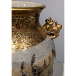Vase en porcelaine Satsuma