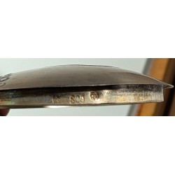 Boite ronde en argent 800