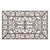Paillasson rectangulaire en fonte brune
