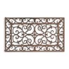 Paillasson rectangulaire en fonte brune