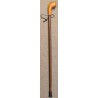 Canne pommeau en bois