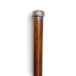 Canne pomeau en argent FN