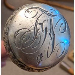 Canne pomeau en argent FN