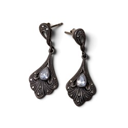 Paire de boucles d'oreilles Art-Nouveau