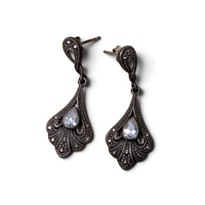 Paire de boucles d'oreilles Art-Nouveau