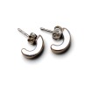 Paire de boucles d'oreilles en or blanc 18 carats