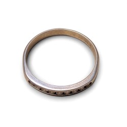 Bague en or blanc