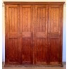 Armoire d'école anglaise en pitchpin