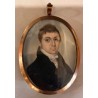 Miniature "Homme au manteau noir"
