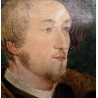 Tableau "Portrait d'homme" signé Jh VUILLERMET