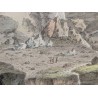 Gravure "Glacières du Grindelwald" par ABERLI