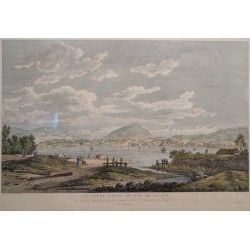Gravure "Lac de Genève" par PERIGNON