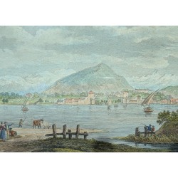 Gravure "Lac de Genève" par PERIGNON