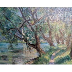Tableau "Bord de l'Arve" signé TIMENOVITCH 33
