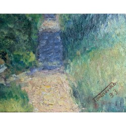 Tableau "Bord de l'Arve" signé TIMENOVITCH 33