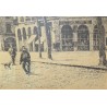 Gravure "Place Longemalle" signée J. MÉGARD 96